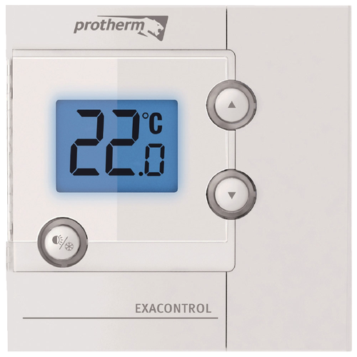 Терморегулятор Protherm Exacontrol белый комнатный терморегулятор protherm protherm exabasic 6195