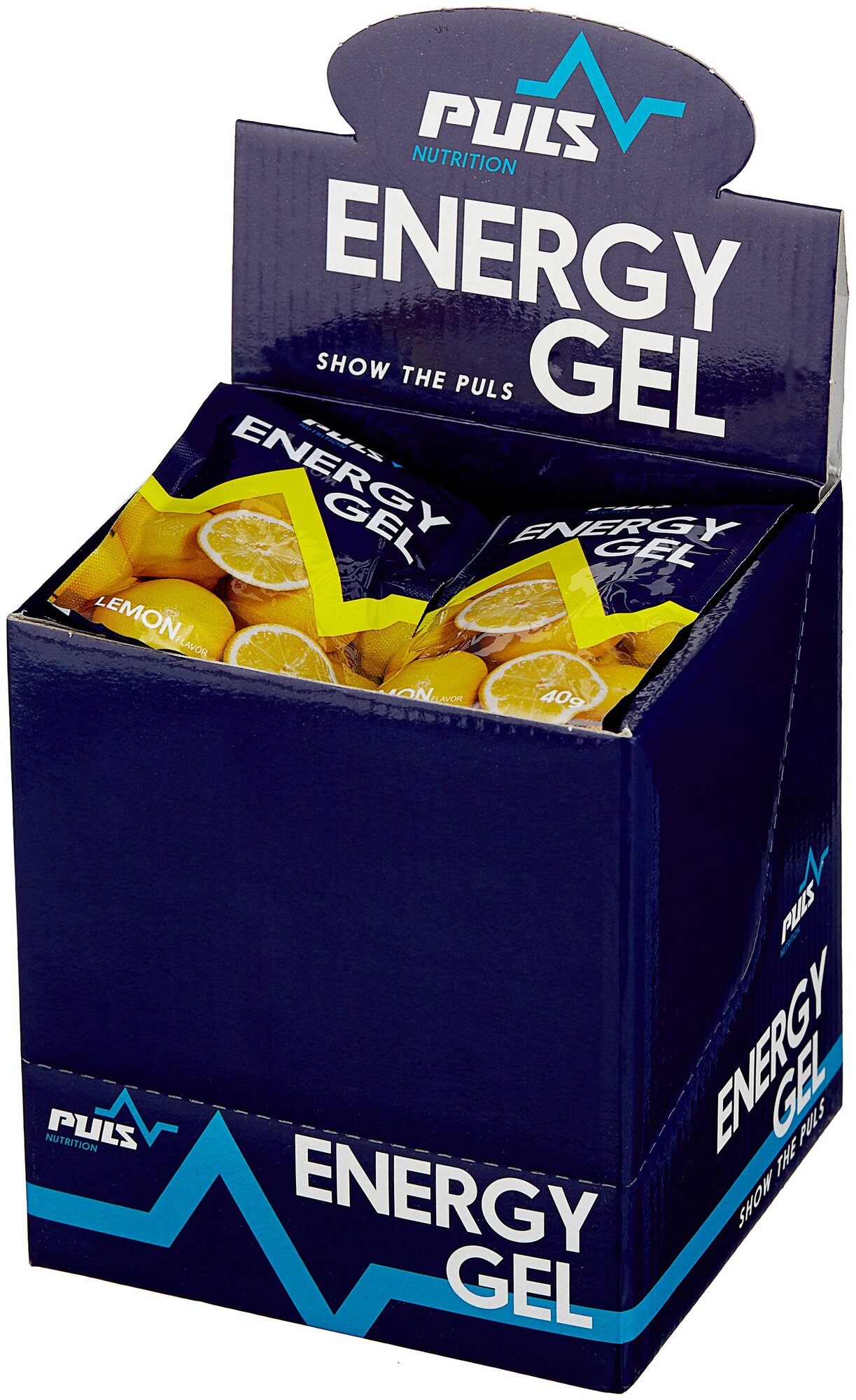 Гель Puls Nutrition питьевой со вкусом лимона 40г * 24 шт.