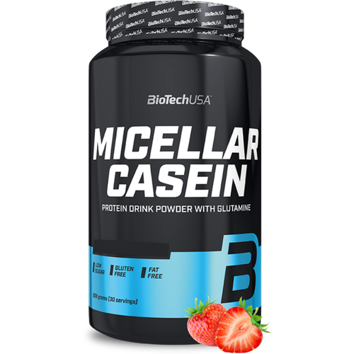 Протеин BioTechUSA Micellar Casein, 908 гр., клубника