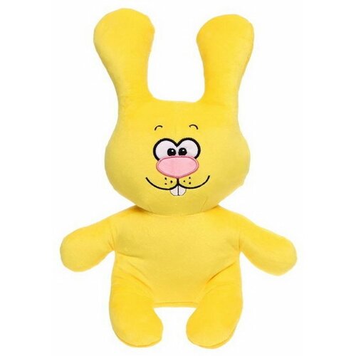 кролик d 25 20 см Мягкая игрушка Кролик Счастливчик, цвет жёлтый, 20 см