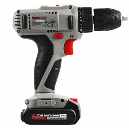 Шуруповерт CROWN CT21052L-15 BMC 12В 2акк 15Ah LiIon 17Нм 4000-1400обмин 11кг кейс 5555₽