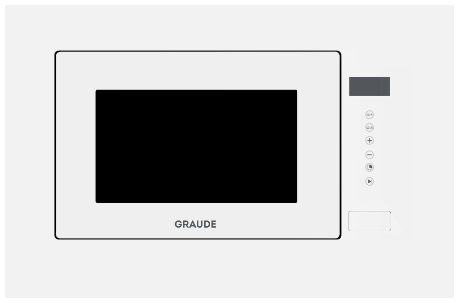 Встраиваемая микроволновая печь GRAUDE MWG 38.1 W белый