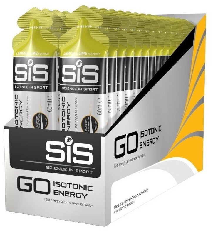   SCIENCE IN SPORT (SiS) GO Isotonic Energy Gels 30 x 60 , -