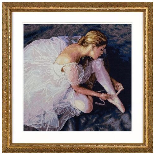 фото Набор для вышивания «прекрасная балерина», 36x36 см, dimensions