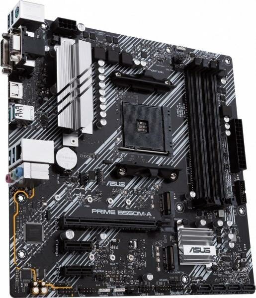 Материнская плата ASUS PRIME B550M-A Socket AM4 AMD B550 4xDDR4 1xPCI-E 16x 2xPCI-E 1x 4xSATA III mATX Retail