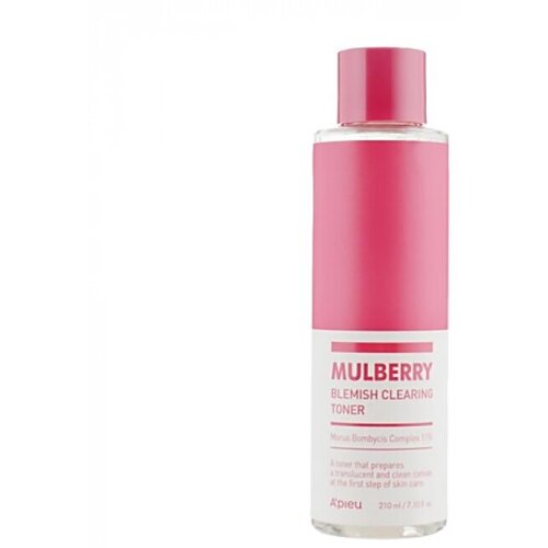 A'PIEU Тонер для лица осветляющий с горной шелковицей A'PIEU MULBERRY BLEMISH CLEARING TONER 210ml