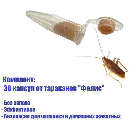 Капсула инсектицидная Фелис ( фипронил1 грамм) от насекомых набор 30 штук