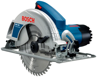 Дисковая пила BOSCH GKS 190, 1400 Вт синий/серебристый