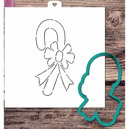 Пластиковая вырубка + Трафарет 