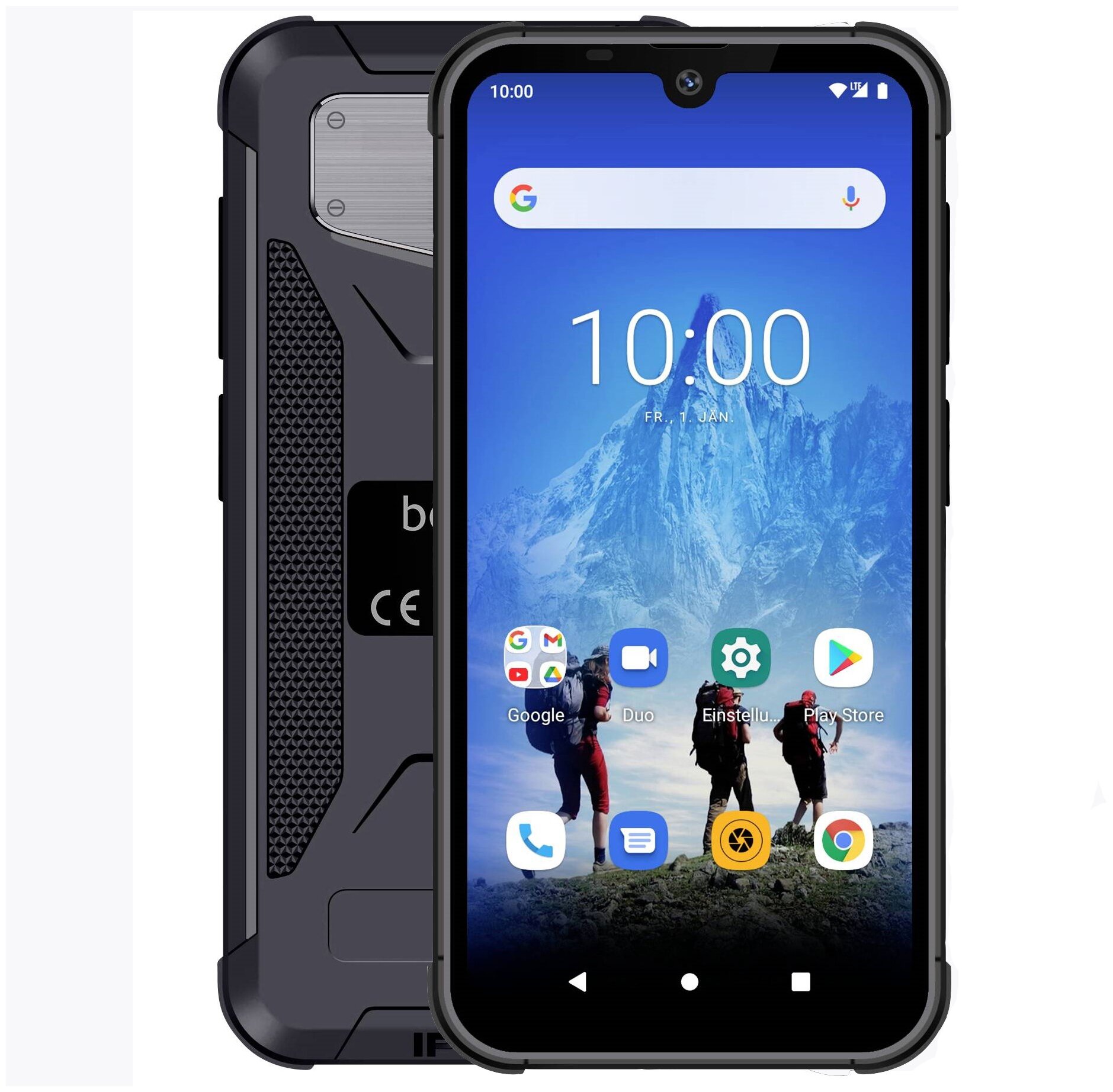 Beafon MX1 14,5 cm (5.71" ) Dual-SIM Android 10.0 4G USB Typ-C 4 GB 128 GB 4000 mAh Schwarz (MX1_EU001B)