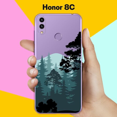 Силиконовый чехол на Honor 8С Лес / для Хонор 8Ц силиконовый чехол на honor 8с коты единороги для хонор 8ц