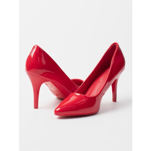 Туфли лодочки MISS MILLER, размер 34, красный туфли лодочки miss miller размер 34 красный