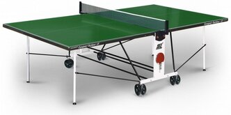 Теннисный стол Start line Compact Outdoor-2 LX всепогодный, зеленый, с сеткой