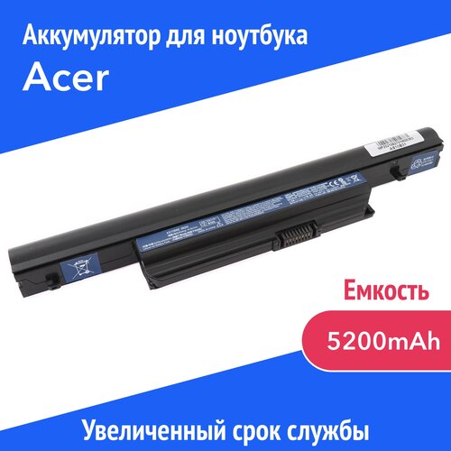 Аккумулятор AS10B31 для Acer Aspire 3820 / 4820T / 5820G (AS10E36, AS10B41, AS10B51) 5200mAh шлейф для матрицы acer 5820 5820t 5553 5745g 40pin p n dd0zr7lc100 dd0zr7lc110 dd0zr7lc220