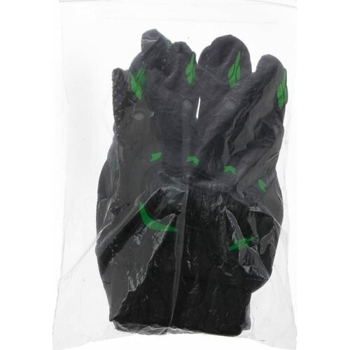 Сималенд Перчатки мотоциклетные с защитными вставками, пара, размер XL, черно-зеленый 5265037 перчатки stg размер xl зеленый