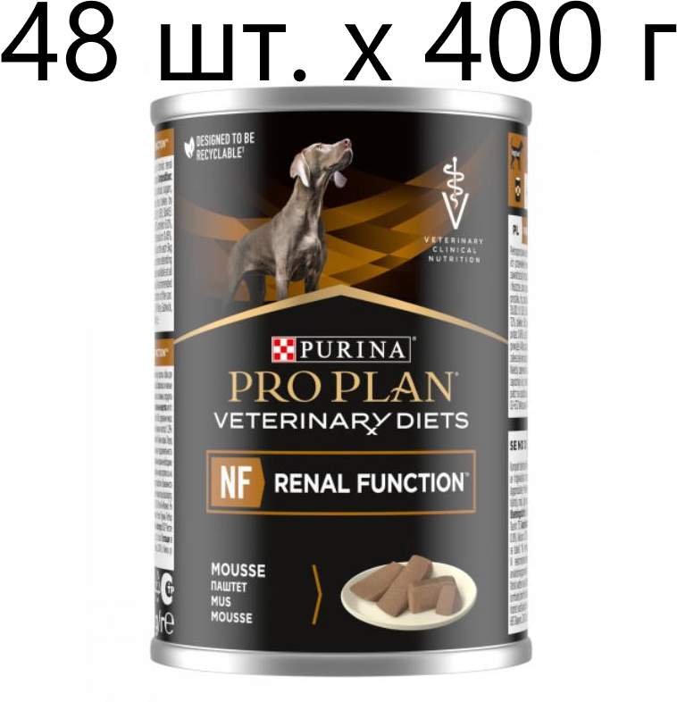     Purina Pro Plan Veterinary Diets NF RENAL FUNCTION,   , 48 .  400 