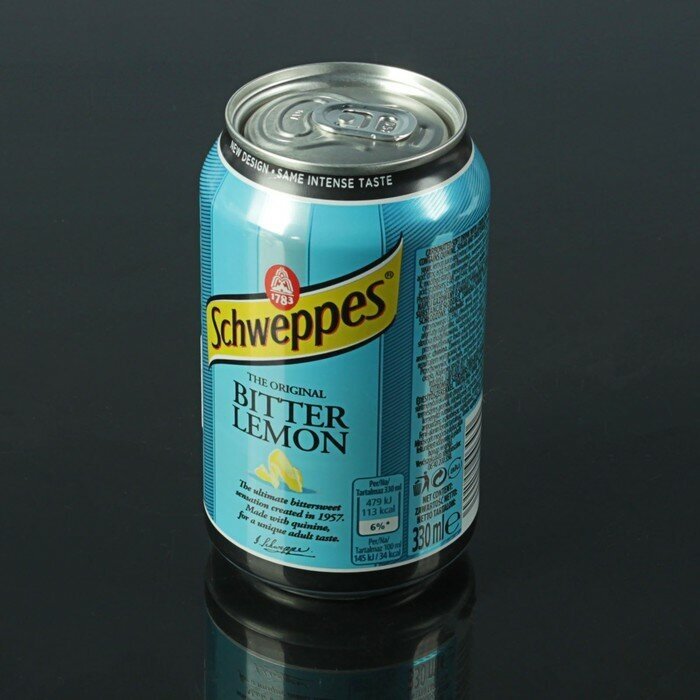 Газированный напиток Schweppes Bitter Lemon, 0.33 л, металлическая банка, 24 шт. - фотография № 4