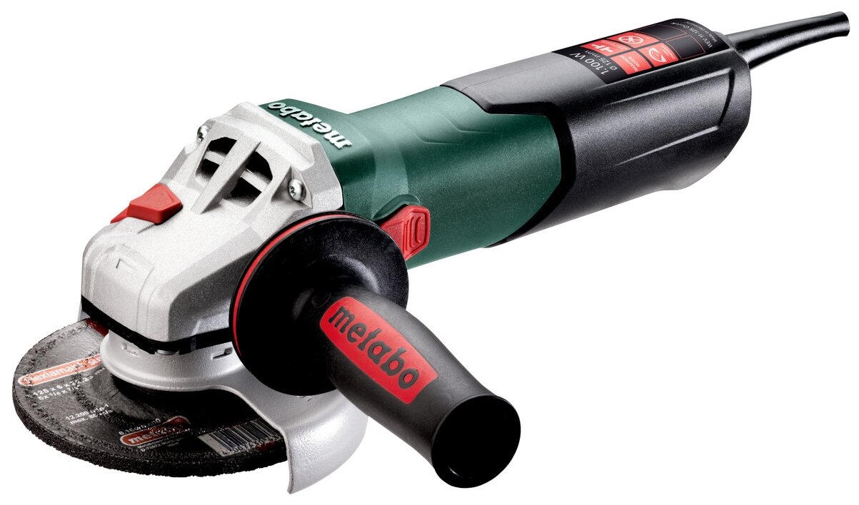 УШМ Metabo WEV 11-125 Quick 603625000 (без кейса)