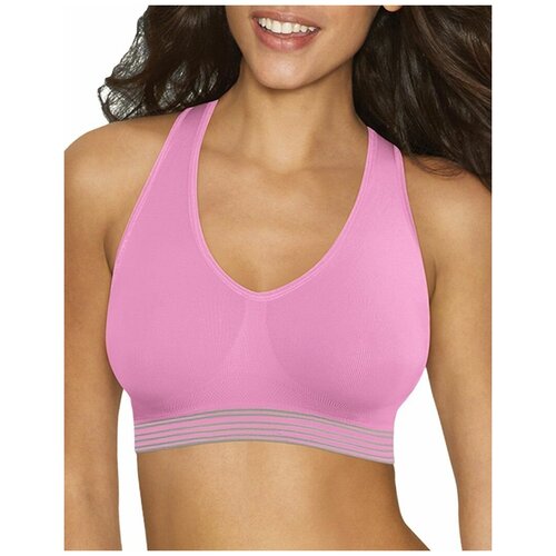 фото Бюстгальтер hanes, размер m, розовый/серый