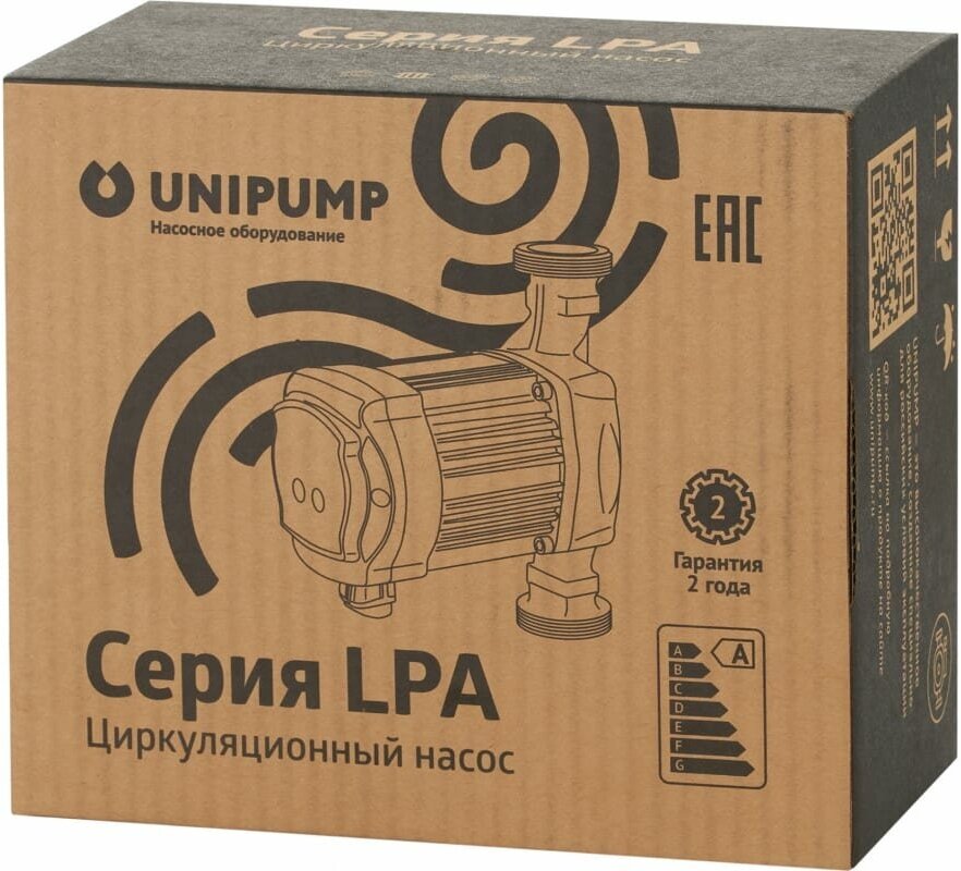Циркуляционный насос UNIPUMP LPA 32-60 (45 Вт)