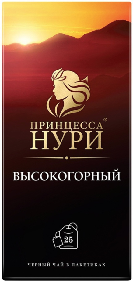 Чай черный Принцесса Нури Высокогорный 25 пакетиков