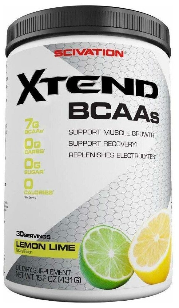 Xtend Original, 405-456 г / 30 порций, Lemon Lime Squeeze / Лимонно-Лаймовый Сок, 444 г