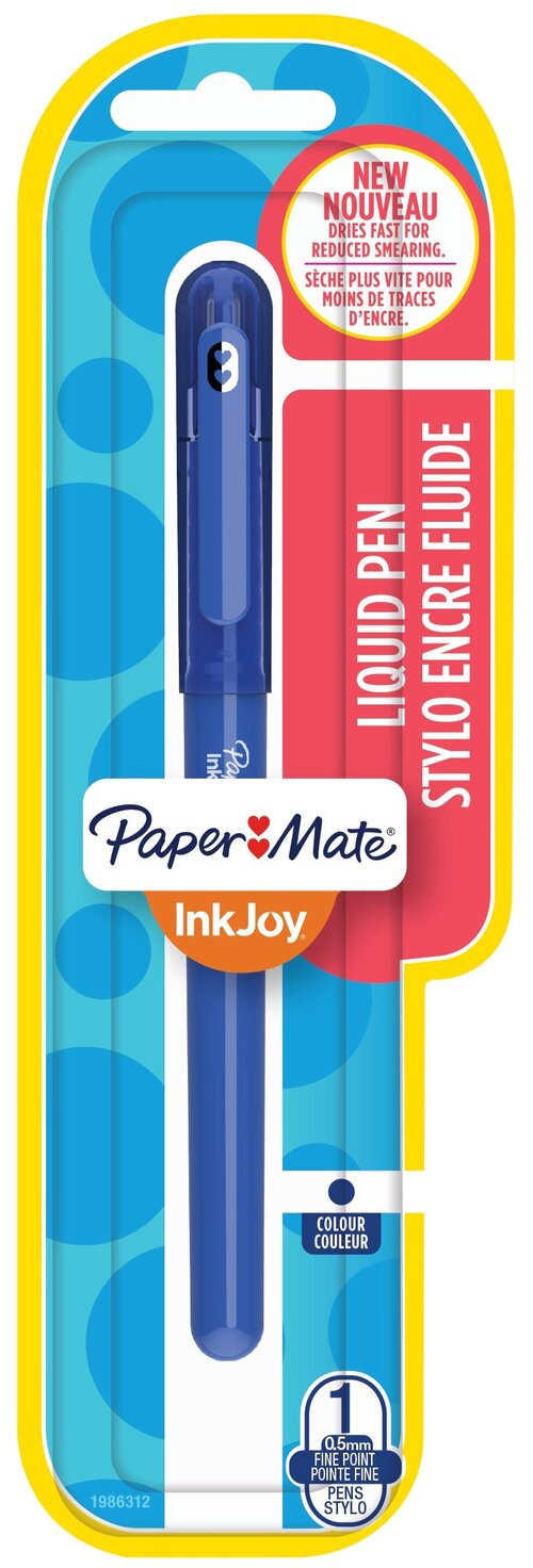 Paper Mate Ручка-роллер InkJoy Liquid 0.5 мм, 1986312, 1 шт.