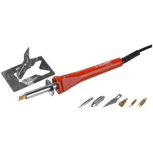 Прибор ЗУБР Мастер для выжигания пайки резки с набором насадок 5штнож 165000₽