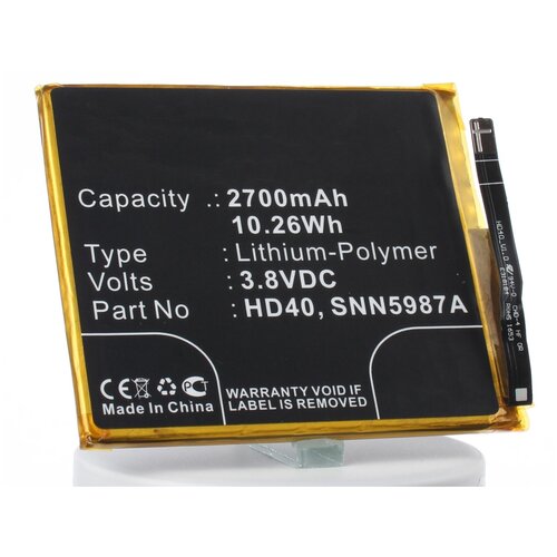 фото Аккумулятор ibatt ib-b1-m2313 2700mah для motorola hd40