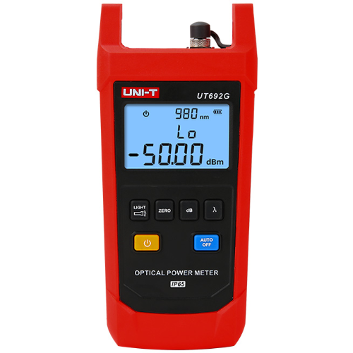 Оптический мультиметр (измеритель мощности и VFL) UNI-T UT692G uni t fiber optic tool optical power meter visual fault locator ut692d ut693d 70 10dbm 50 26dbm 10mw fc sc st connector ut692g