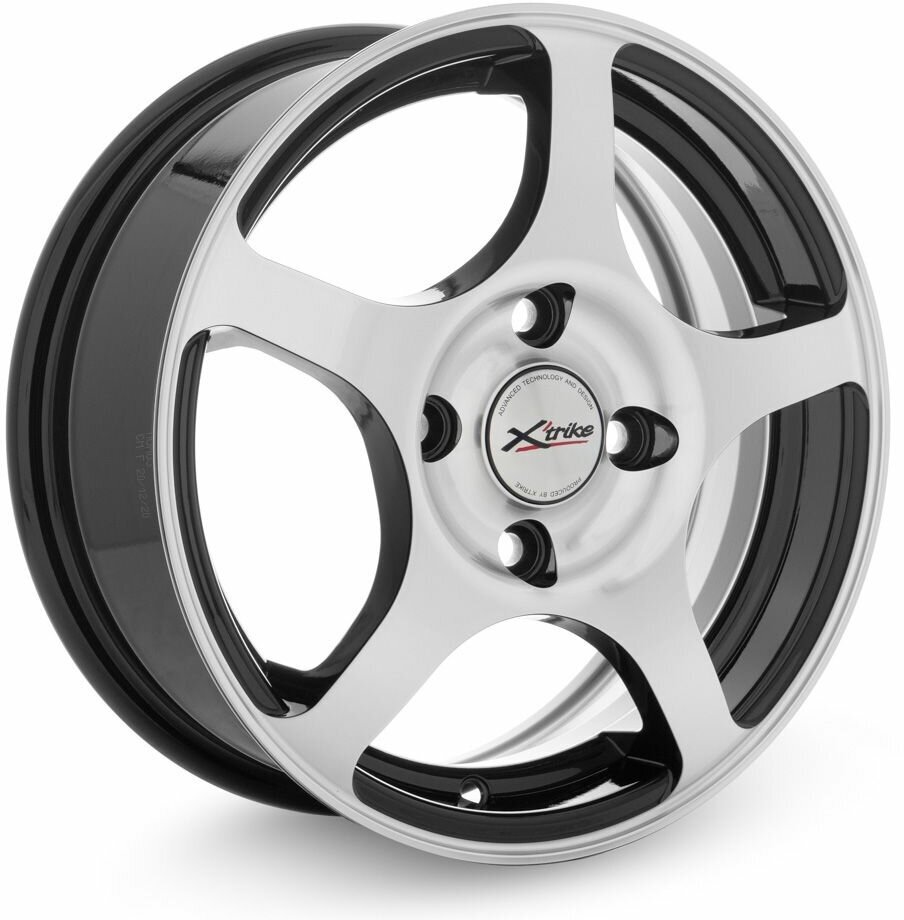 Колесный диск X'trike X-103 55/R14 4*100 ET35 d671 BK/FP