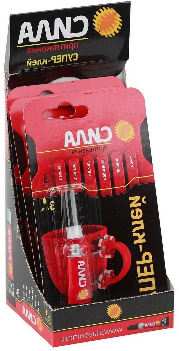 фото Супер -клей Притяжение Сила 3 г Сверхпрочный 1шт