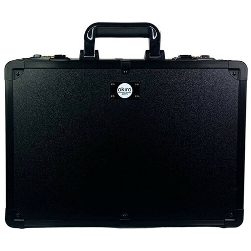 OKIRO / Кейс чемодан для парикмахера-барбера BC 003 черный / большой кейс для парикмахерских инструментов