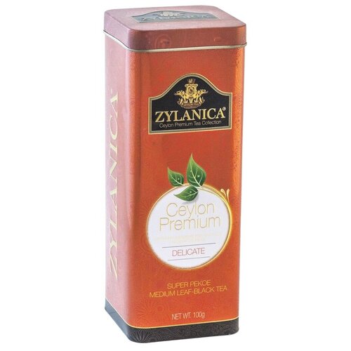 Чай черный Zylanica Ceylon premium Delicate подарочный набор, 100 г