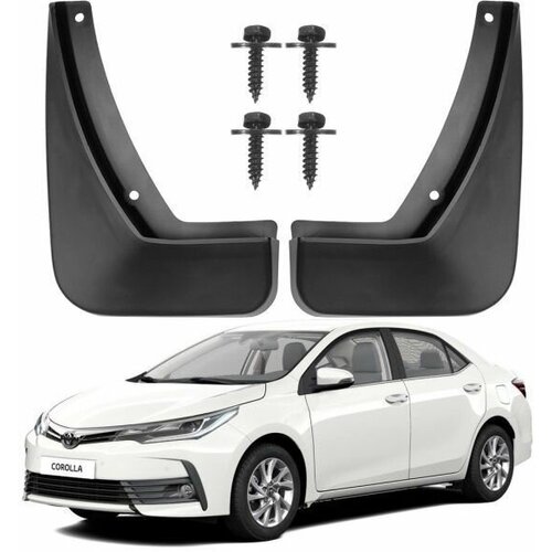 Брызговики для Toyota Corolla XI 2013- передние/для Тойота Королла/мягкие, резиновые