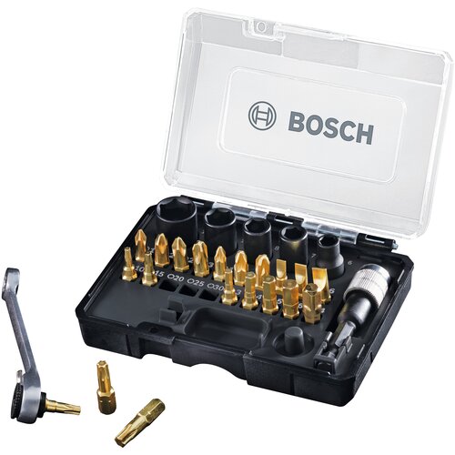 Набор бит и трещотка для отвертки IXO LIMITED EDITION (27 шт.), Bosch, 2607017459