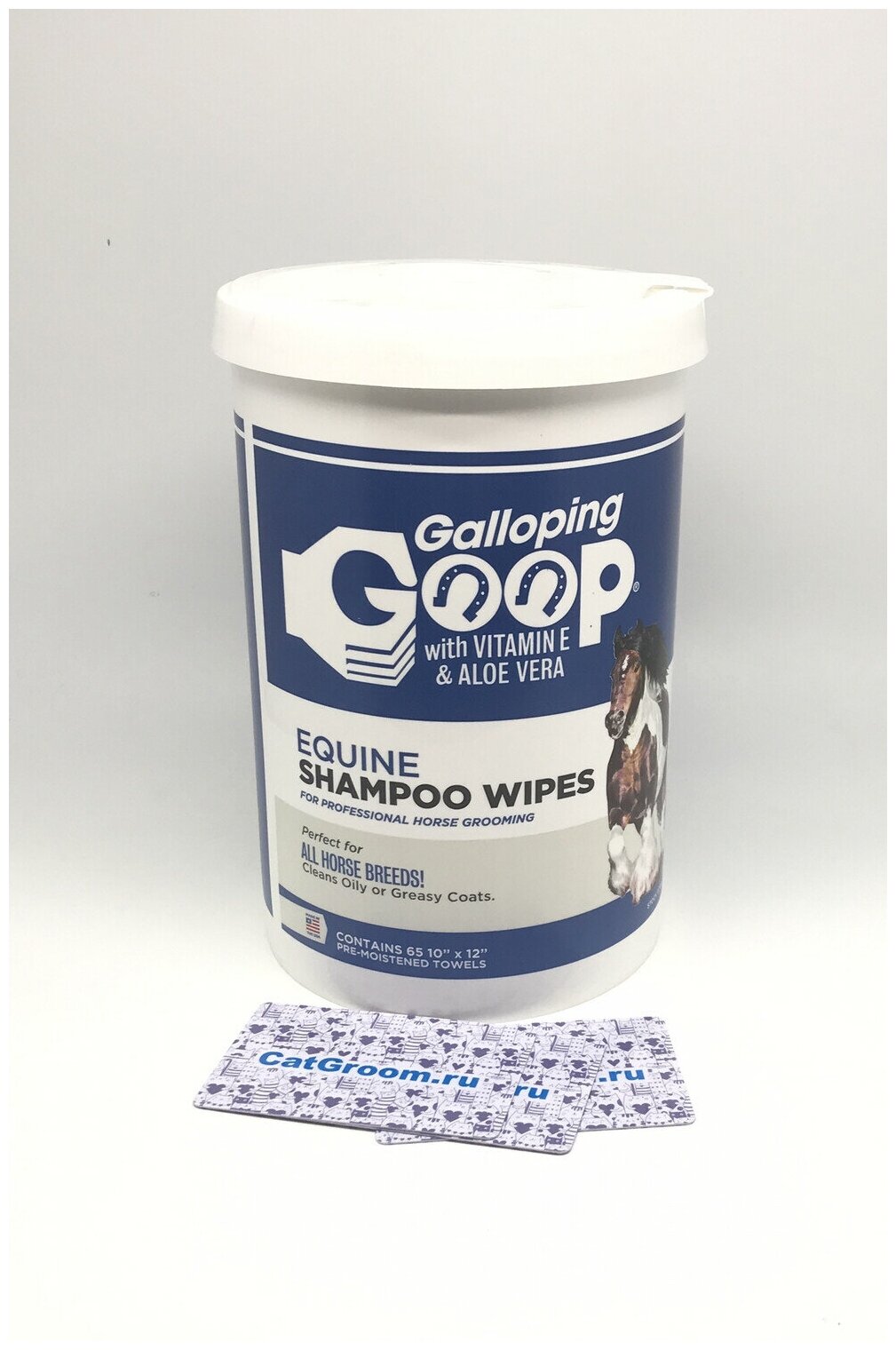 Galloping Goop SHAMPOO WIPES моющие салфетки 60шт/уп