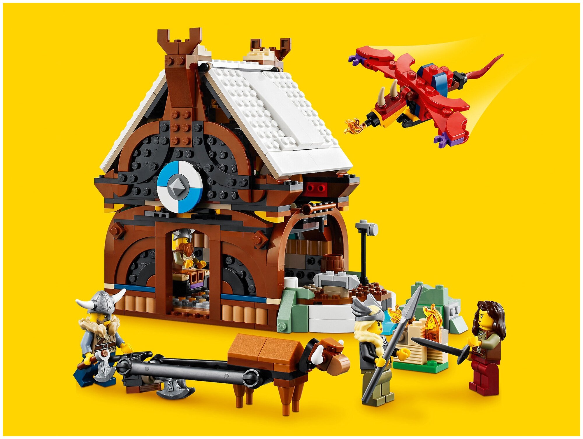 Конструктор LEGO Creator "Корабль викингов и Мидгардский змей" - фото №2
