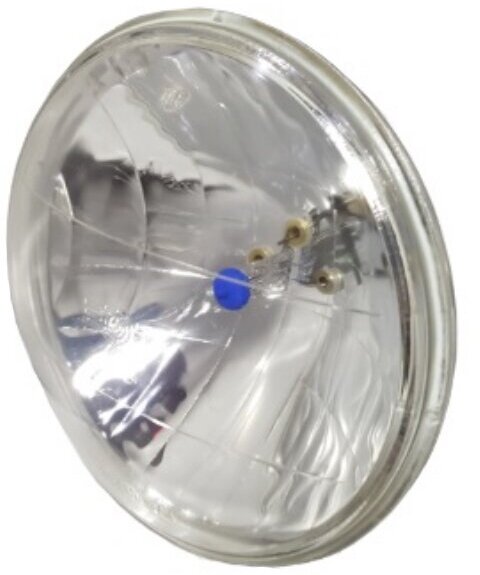 Лампа-фара Н4 175мм (7") универсальная ближний/дальний свет 12вольт 100/150Вт, штука