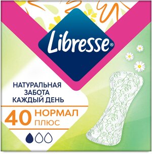 Libresse прокладки Natural Care Normal, 1 капля