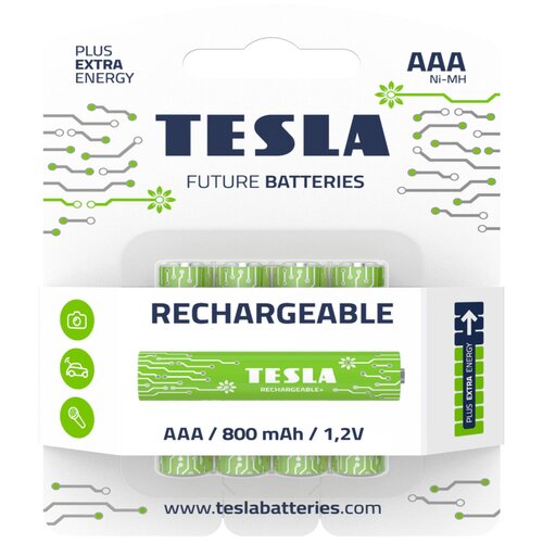 Набор аккумуляторов Tesla Ni-Mh, 800 mAh, тип AAA, 4 шт