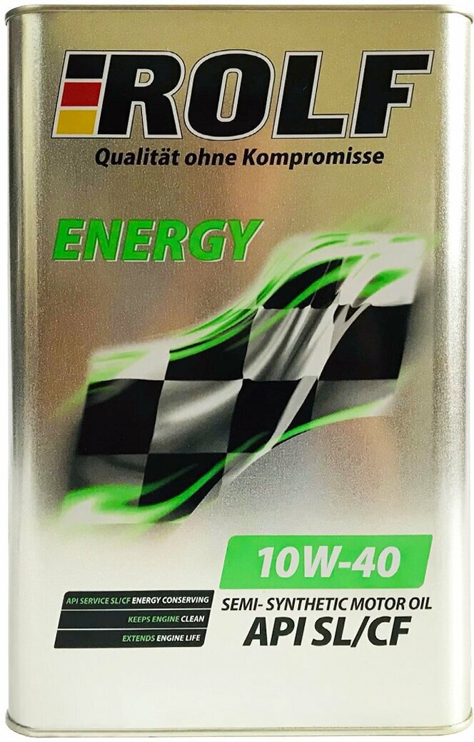 Моторное масло Rolf Energy 10W-40, 1 л, полусинтетическое - фото №16