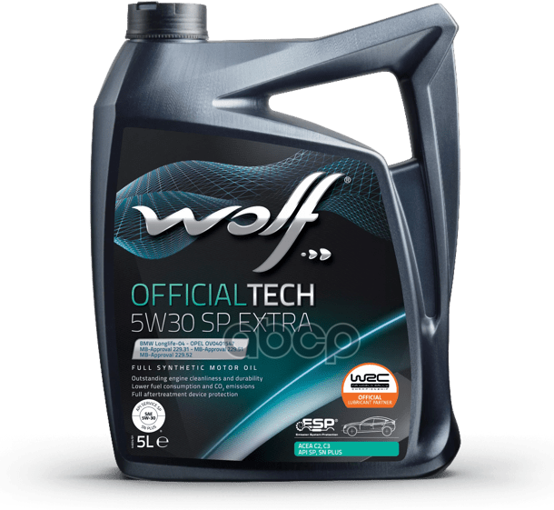 Wolf Масло Моторное Officialtech 5W30 Sp Extra 5L