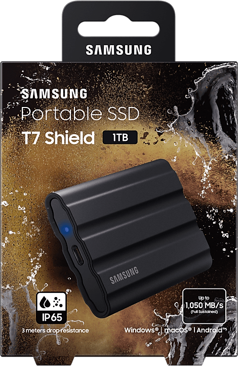 Внешний SSD Samsung 2Tb T7 Shield (MU-PE2T0R/WW) - фото №20