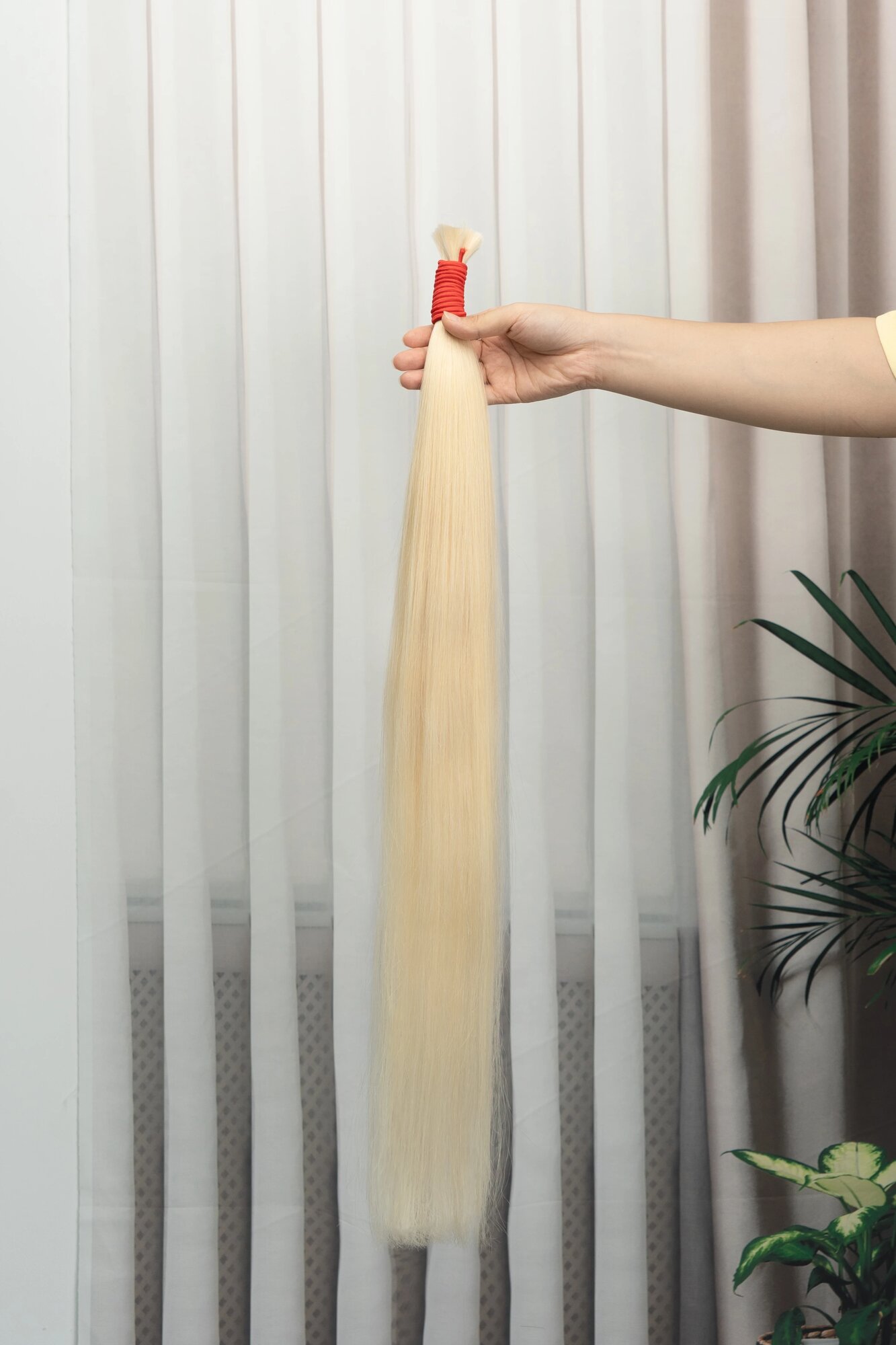 Пряди для наращивания Shinehair 613 натуральные человеческие волосы, 613, 22inches 55cm, Натуральные волосы, 100g, 10A