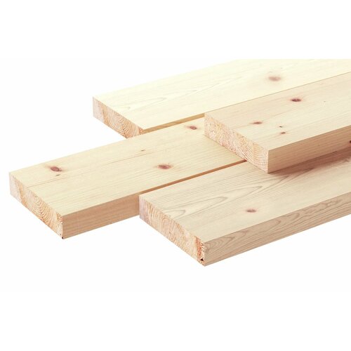 Строганная доска сухая Ель/Сосна 45х140х6000 мм