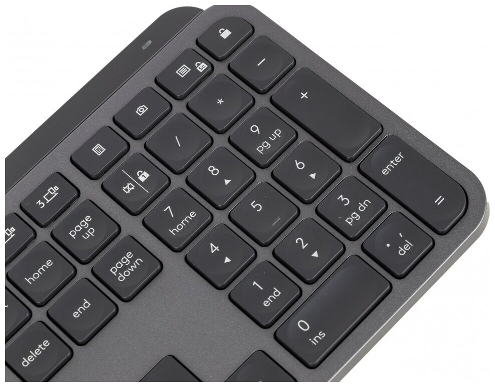 Игровая беспроводная клавиатура Logitech MX Keys графит, 1 шт. — фото 1