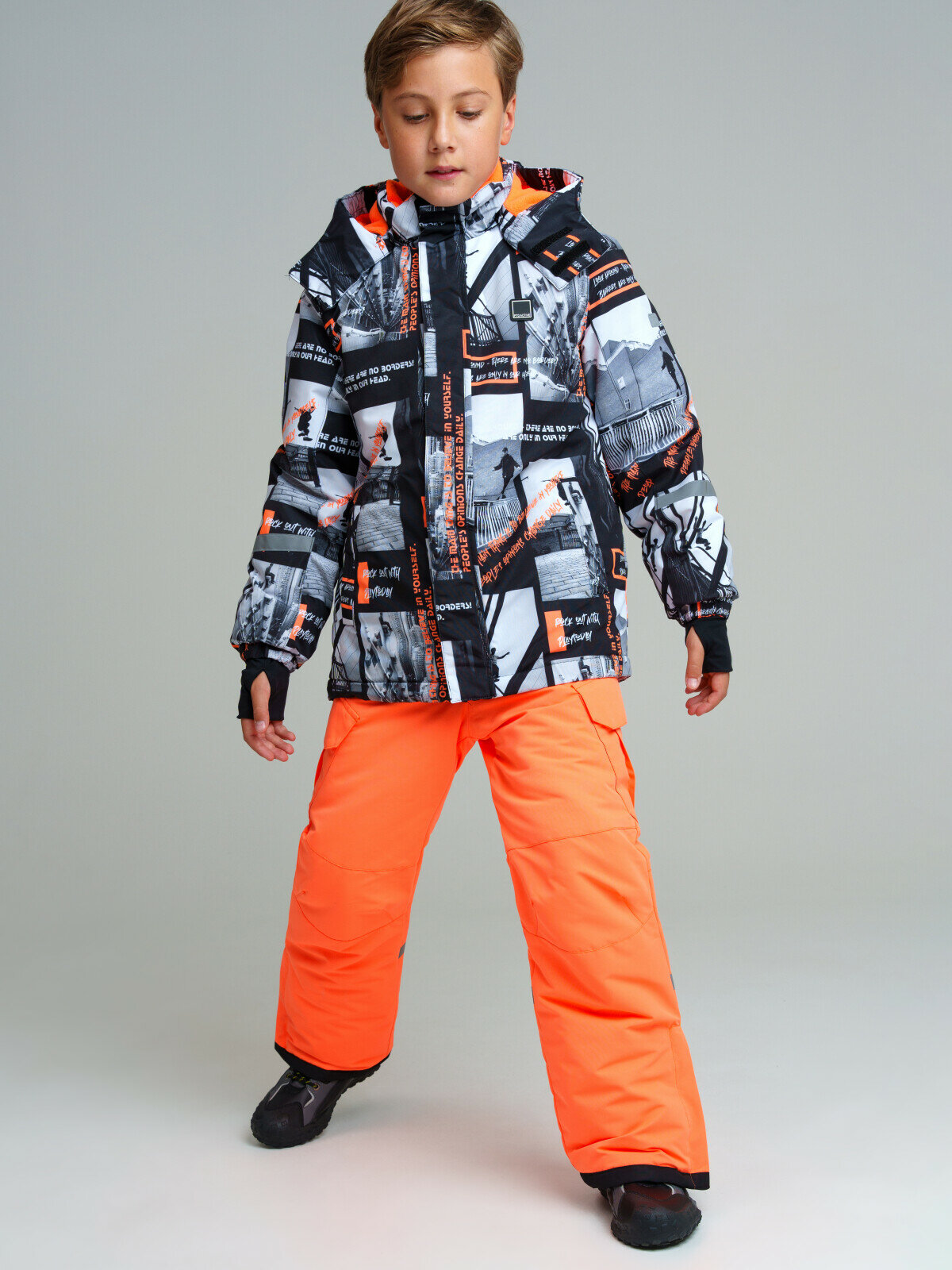 Комплект верхней одежды playToday размер 158  чёрный