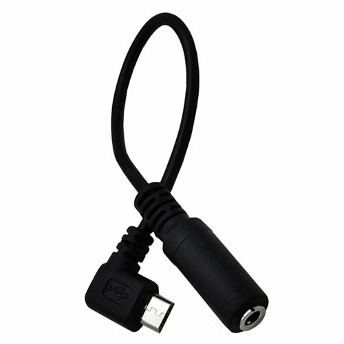 Адаптер Micro USB на 3,5 мм Jack Audio Black