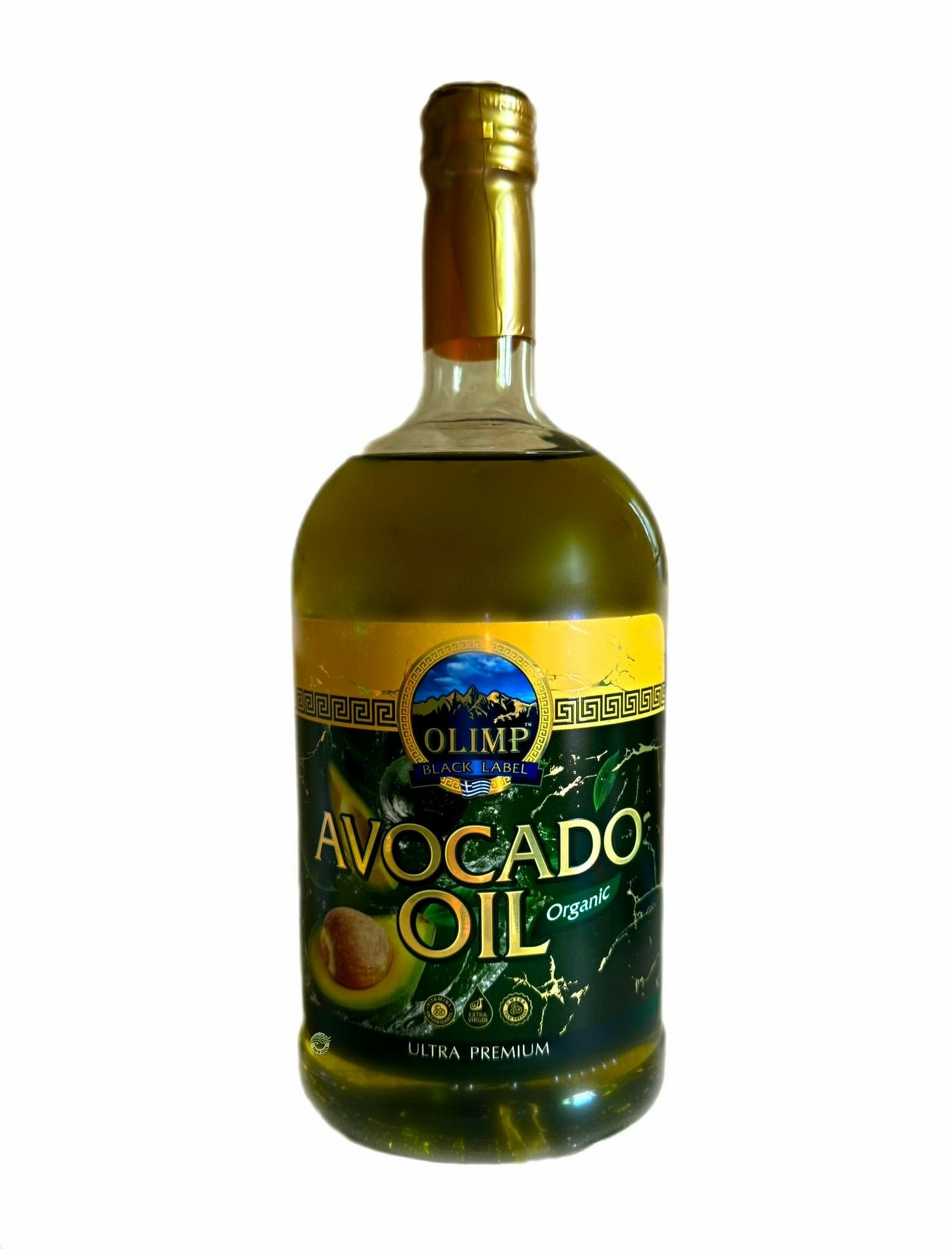 Масло авокадо для жарки Olimp Avocado нерафинированное холодного отжима, Греция, 4х1 л — фото 1